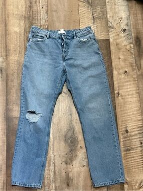 H&M Light Blue Straight-Leg Women's Jeans